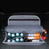 Car Soft Felt Storage Bag Organizer Car Foldable Trunk Bag Car Accessories For Honda Fit Mugen Insight Type S R VTEC DOHC Modulo Vezel Legend RR Si