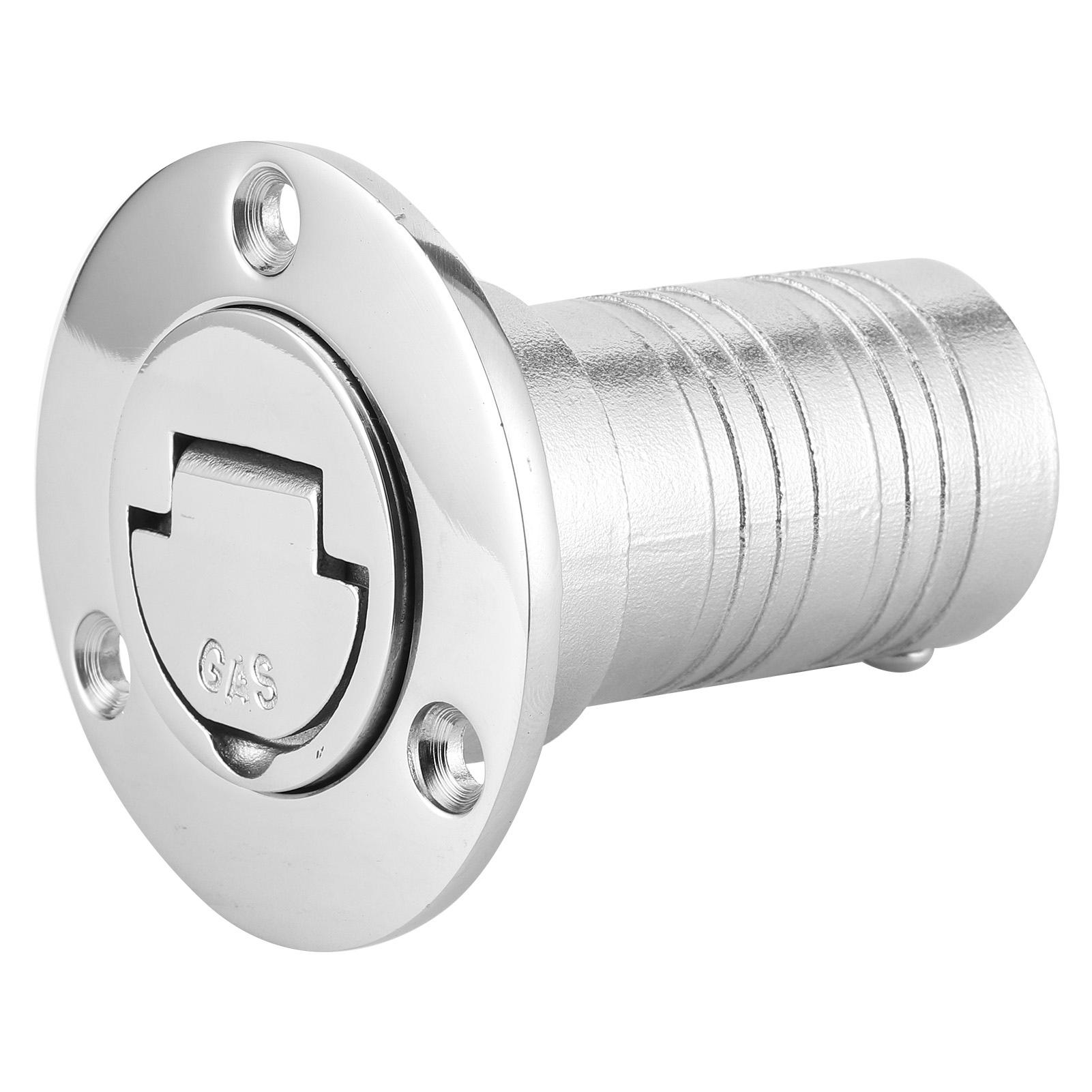 

Marine Fuel Deck Fill Filler W Keyless Lid 316 Stainless Steel Hardware for Boat Yacht Caravan38mm