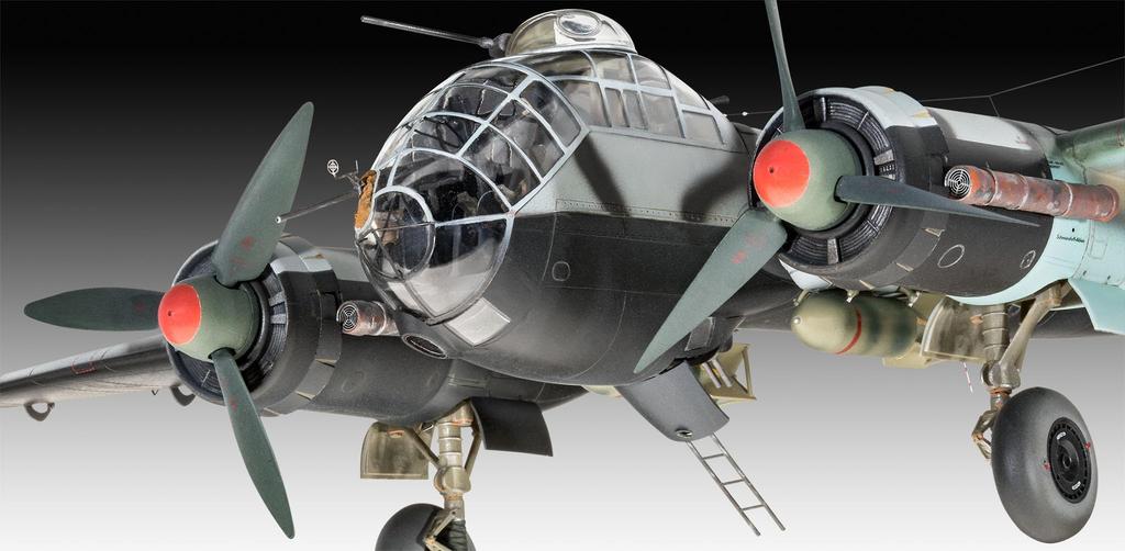 Revell Scale German Air Force Junkers Ju 188 Reicher Plastic Model Kit 03855 1/48 A-1