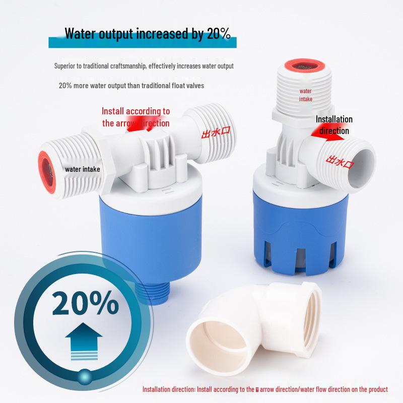 Anti-Overflow Plastic Float Valve - Kitchen Faucet Water Stop