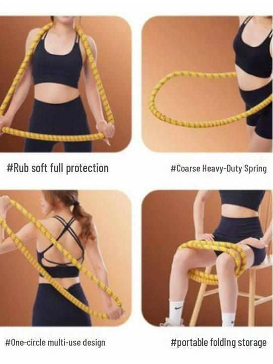 Spring Hula Hoop for Waist Slimming & Full-Body Fitness at Home