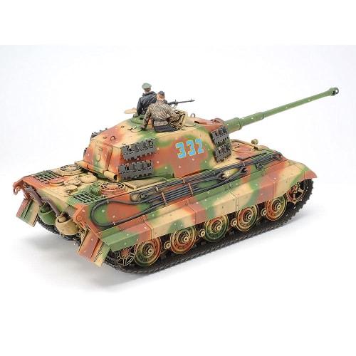 Tamiya 1/35 Military Miniature Series No. 252 German Army Heavy Tank King Tiger with Henschel Turret, Ardennes Front, Plastic Model Kit 35252