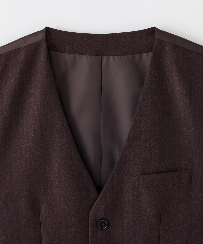 Stco Tw Solid Suit Vest Wine (Classic Fit)_Sjvxa64Csa