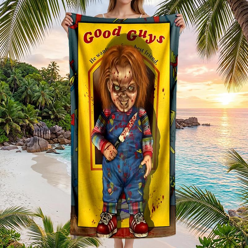 Chucky Fashion Beach Towel: Ideal for Summer Adventures Soft, absorbent and quick drying suitable for swimming and bathing