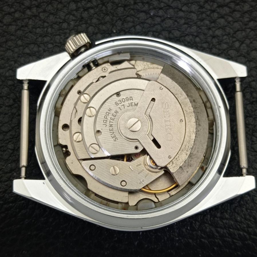 JAPONIA RECONDITIONATĂ 6309A SEIKO 5 CEAS AUTOMAT BĂRBAȚI CADRAN ALB a427241-2 QRL-a427241