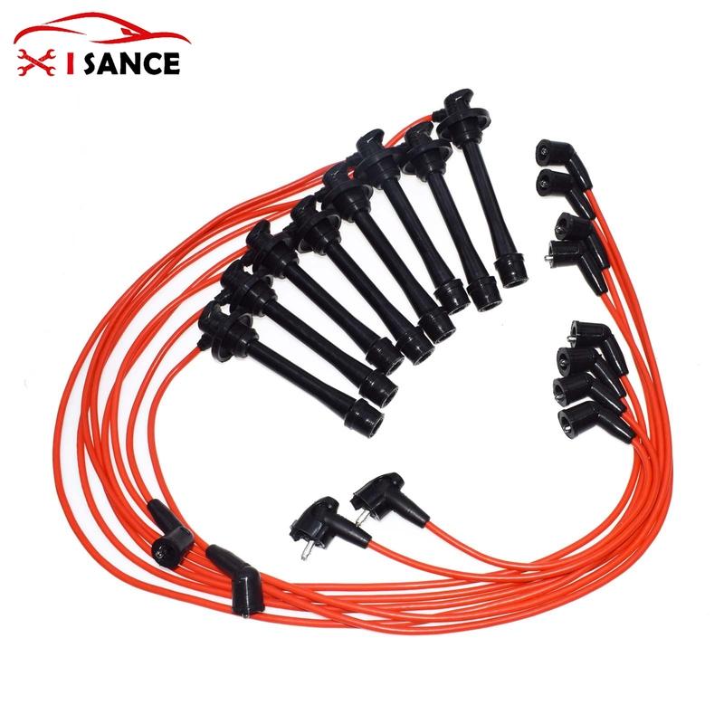 Car Spark Plug Ignition Wire Wires Cable Kit 230 22 For Lexus LS400 SC400 4.0L V8 1990 1991 1992-1997 23022 wire