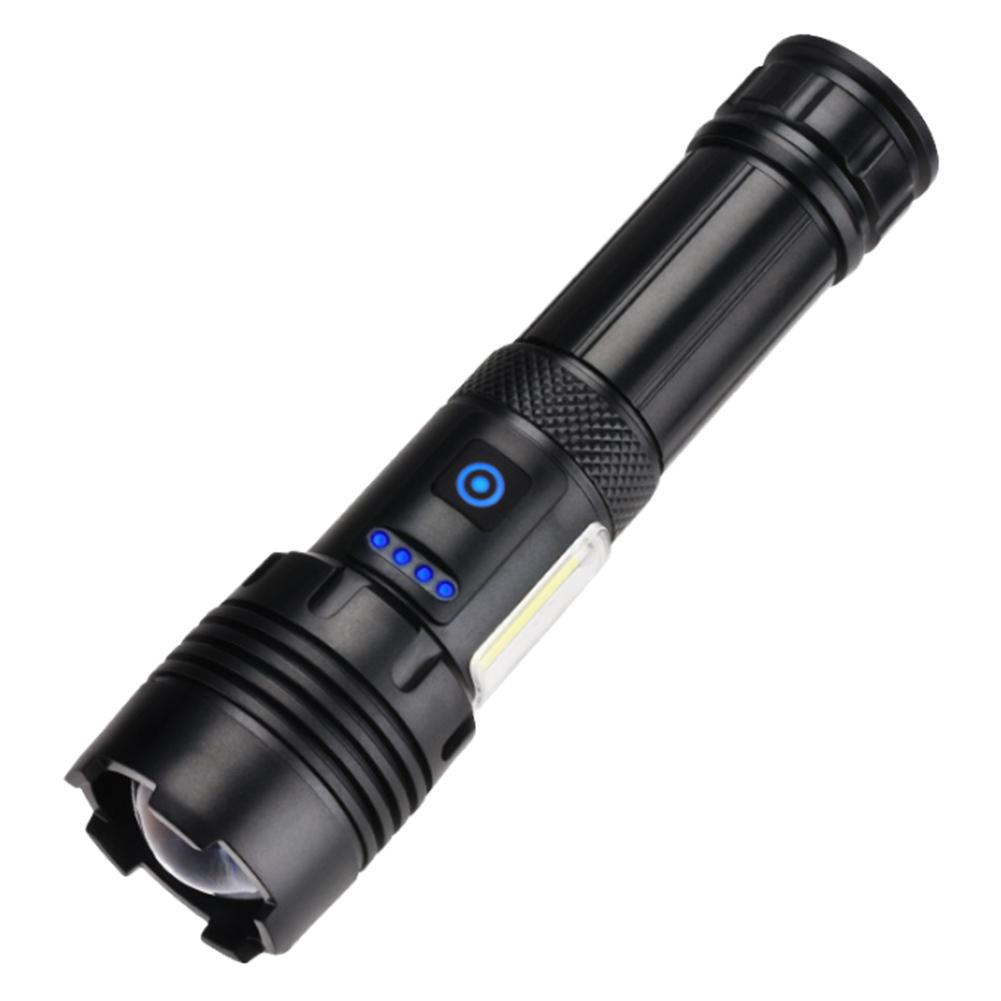 LED Super Bright Torch IPX5 Waterproof Rechargeable Handheld Flashlight Type-C Pocket Flash Light for Camping Hiking Emergencies