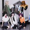 Gorące Anime Bleach Cosplay Urahara Kisuke Gotei 13 Kostium Kimono Mundur Peleryna Góra Spodnie Kapelusz Garnitur Na Halloween Karnawał Imprezę