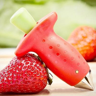 1 adet Çilek Sapı Çıkarıcı Domates Sapı Çıkarıcı Ananas Deliği Çekirdek Çıkarıcı Sebze Kesici Mutfak Aleti