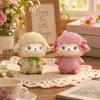 Resin Craft 2027 Lamb Statue Cute New Year Ornaments Elegant Sheep Year Figurine  Office Desk