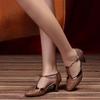 Women Girls Indoor Ballroom Tango Salsa Latin Dance Shoes Party Heels 5.5cm Heels