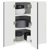 Dishwasher Front Kalmar Black 57 x 57 x 80 cm
