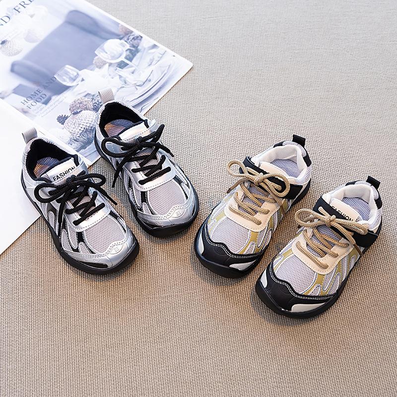 Girls Autumn Mesh Breathable Retro Running Shoes Kids Outdoor Hiking Sneakers Versatile Casual Athletic Footwear For Walking
