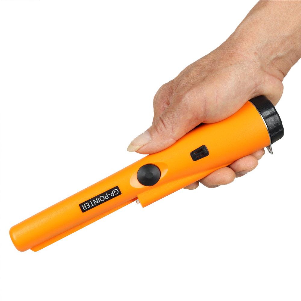 Semi-Waterproof Handheld Metal Detector - Orange, Green, Black, Blue Pinpointer