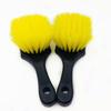Durable Yellow Bristle Tire and Wheel Cleaning Brush