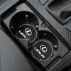 1/2pcs Non-slip Car Diamond Water Cup Pad Rhinestone Silicon Mat For Lexus F-SPORT ES RX NX LS UX LM LX GX LC RZ IS CT GS RC HS
