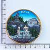 Bulgaria Blu souvenir da viaggio dipinto a mano regalo artigianale collezione di magneti per il frigorifero decorazione della cucina di casa