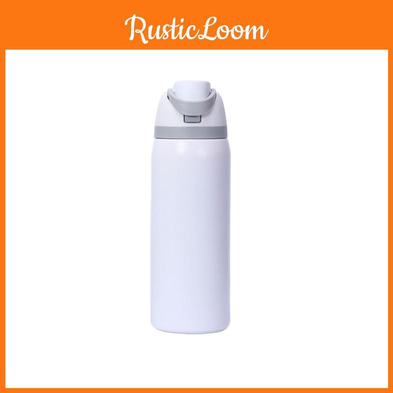 Owala Color Blocked Portable Stainless Steel Insulated Cup With Dual Drinking Ports For Outdoor Sports Use