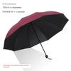 Umbrella Large Reinforced Thickened Strong Storm-Resistant Umbrella Female Dual-Use Sun Umbrella Sun Protection UV Protection