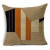 Simple Abstract Geometric Pattern Pillow Case Fashion Fabric Home Sofa Bedside Cushion Pillow Case