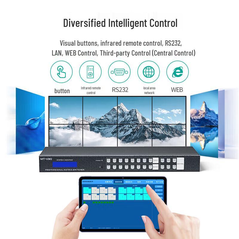 MT-viki MT-HD88L 8x8 HDMI Matrix Switcher