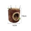 Squirrel Rabbit Tree Stump Shape Hammock Small Animals Hamster Nest New Hang Beds