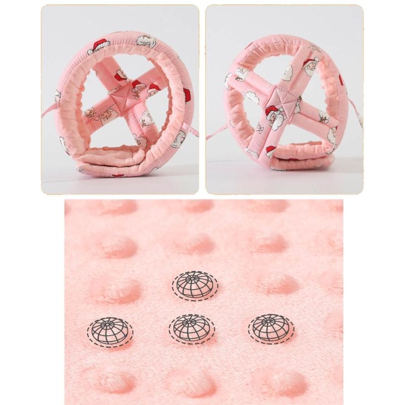 Cute Baby Safety Cap Toddler Walking Safety Hat Baby Anti-Impact Helmet Cotton Cap Protects Babies from Accidental Fall