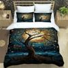 Tree of Life Printed Bedding Sets Exquisite Bed Supplies Set Duvet Cover Bed Comforter Set Bedding Set Luxury Birthday Gift