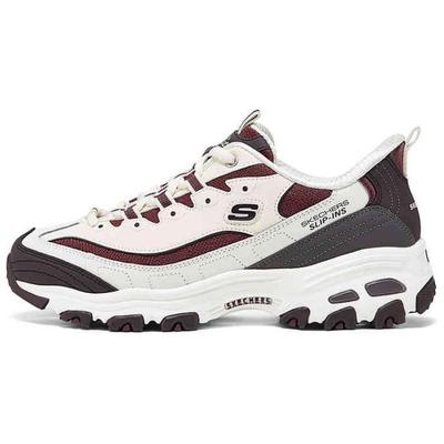 DLites 1.0 Confortabile Versatile Urs Ceai cu Lapte Creșterea Înălțimii Pantofi Joși Tip „Dad Shoes” Adidași Femei Alb Maro 150537-NTMT