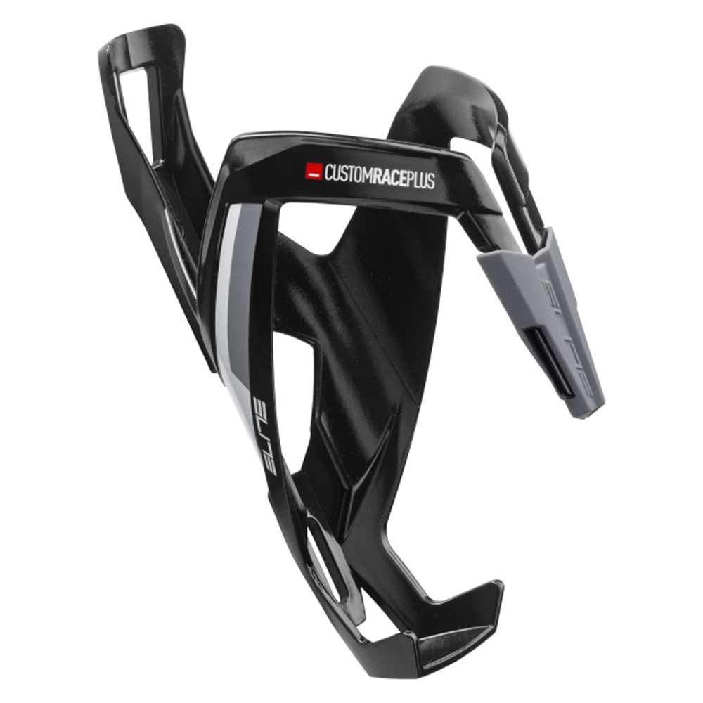 ELITE Custom Race PLUS Bottle Cage Black 0140643 Black Bottle Cage (2020) Glossy/White