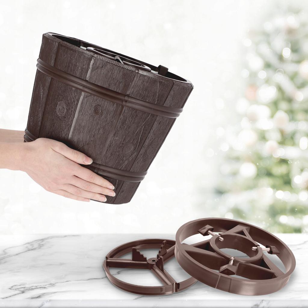 KADAX Großer Weihnachtsbaumständer für einen echten Weihnachtsbaum, Blumentopfbaum 2,8 m