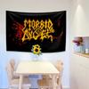 MMorbid Angels Heavy Rock Band Tapestry Polyester Digital Printing Background For Bedroom Wall Art Out Door Flag Concert Banner