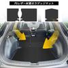 YORKNEIC Toyota Corolla Cross Luggage Mat 2021 and Backrest Synthetic Type C (10 Series, later, 2WD), Cover, Vehicle-Specific Trunk/Cargo Mat,