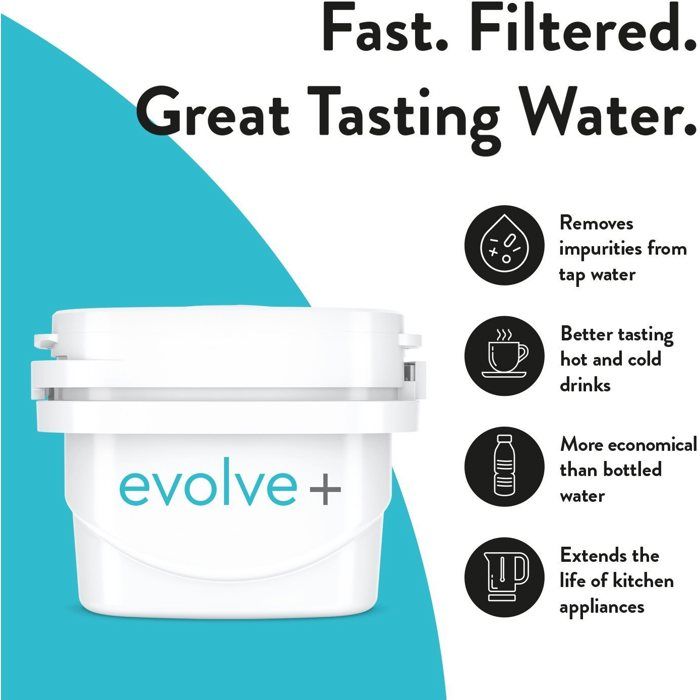 Bouilloire à filtre - AQUA - EPS Blue - 3,6 L - Indicateur de niveau d'eau - 1 cartouche incluse