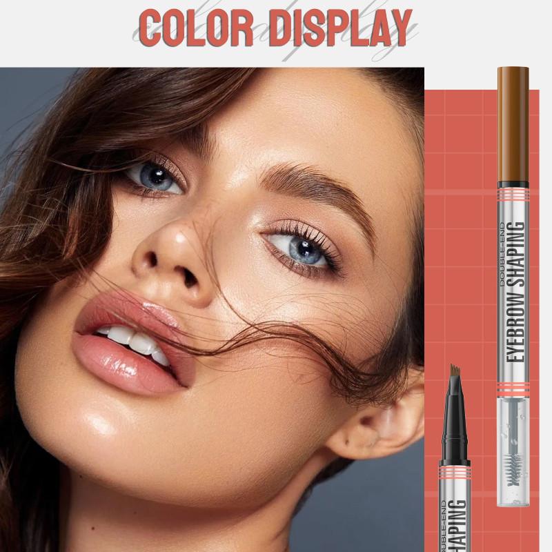 Hellokiss Dual-ended Liquid Eyebrow Pencil With Setting Gel For Perfect Brows