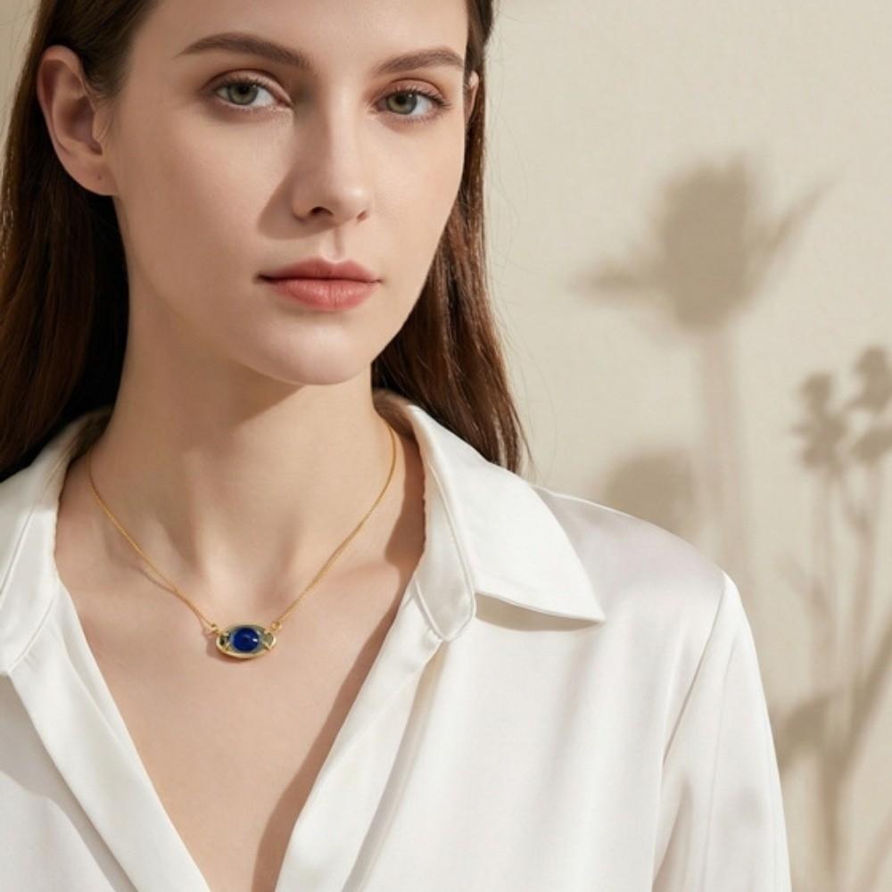 Schmuck Augen Schlüsselbein Kette Verstellbar Glas Pullover Kette Coole Dämonen Augen Halskette Mädchen