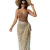 2026 New Style One-Piece Set of Sexy High-Class Swimwear and Skirt Set - Sexy Beach Leopard Print Swimsuit