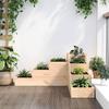 VidaXL 4-Tier Planter 80.5x79x36 Cm Solid Pine Wood 825317