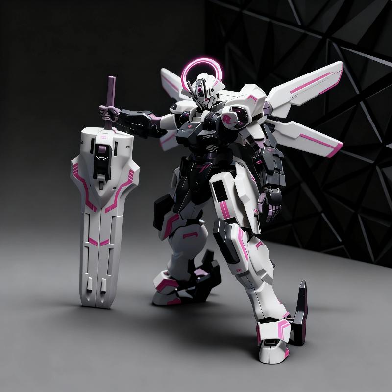 JMS-W04 Wars-Mo Actionfiguren Hohe Detailgenauigkeit Mobile Suit Modell Plastikspielzeug Desktop-Dekoration Anime-Zubehör Sammlerstück Geschenk