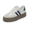 Sneakers women's autumn new thick-soled versatile color matching casual board shoes trendy college style round