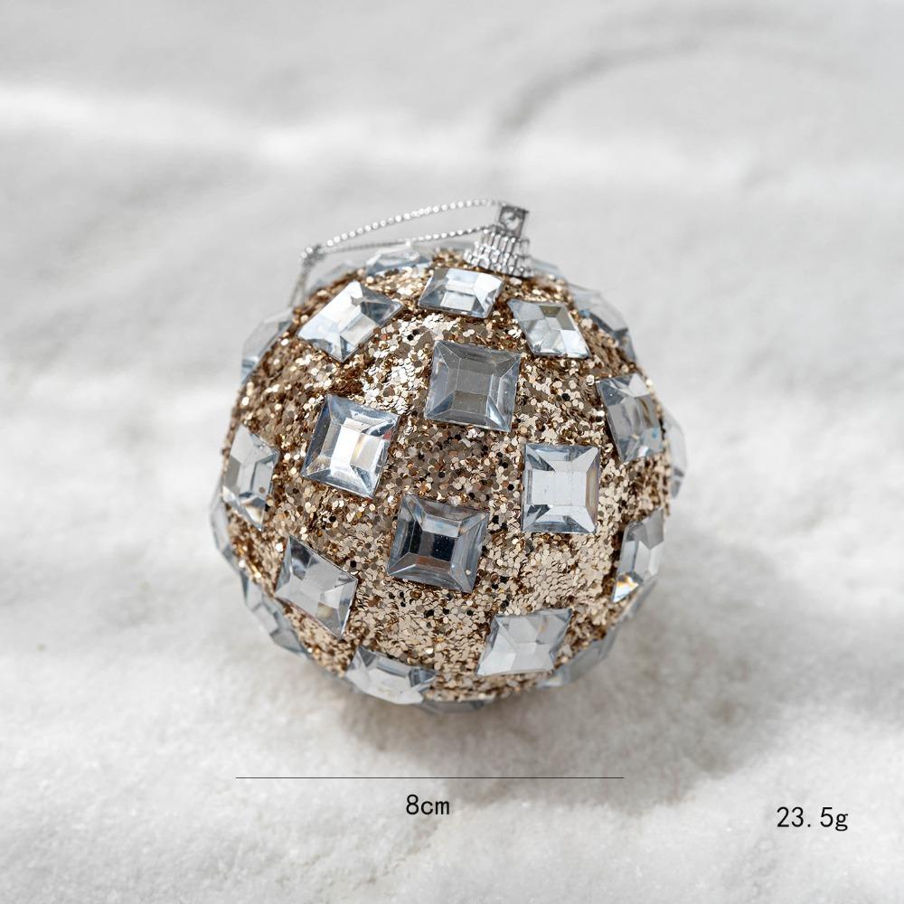 Foams Christmas Decor 8cm Christmas Tree Pendant hanging ornaments  Christmas Party Supplies