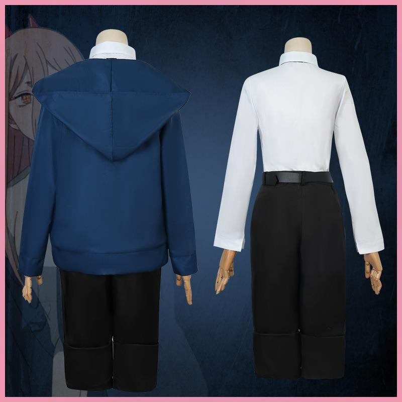 Chainsaw Man Chainsaw Man Anzug Pava Cos Animation Uniform Set Vollständiges Set Perücke Cos Anzug Damenbekleidung