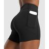 Gymshark Hebetaschen-Shorts Schwarz B3b6k Bb2j