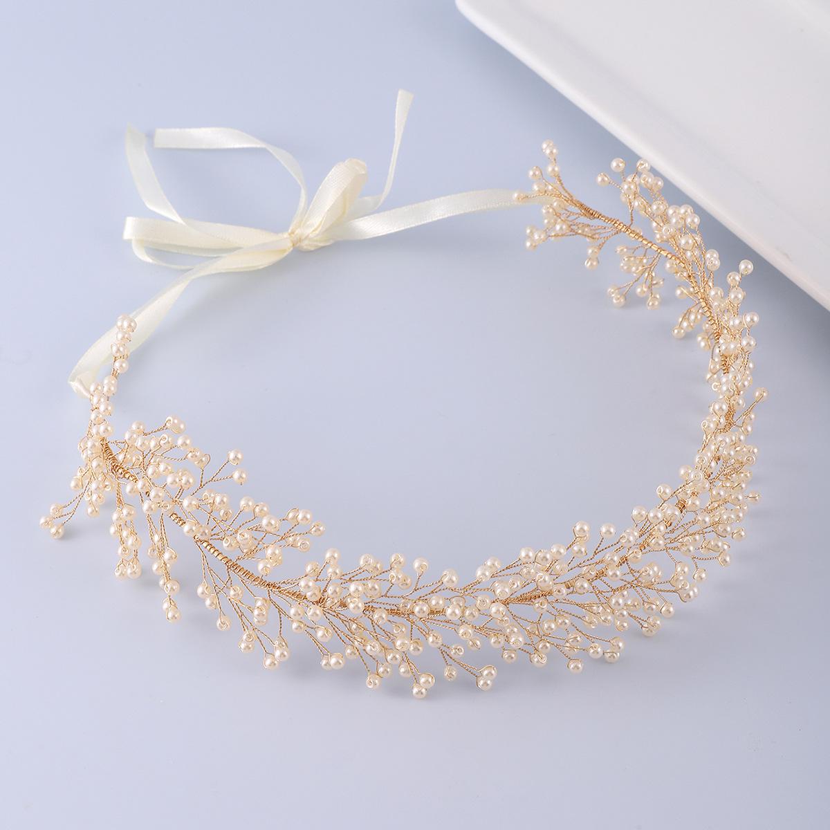 Stellar Wedding Faux Pearl Headband for Bridal Styling & Photography