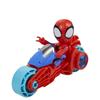 Figurine Spidey avec moto, jouet préscolaire pour filles et garçons, Marvel Spidey et ses Amis Extraordinaires, à partir de 3 ans