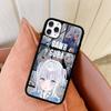Cute G-Gawr Gura Virtual Phone Case For IPhone 17 16 Pro Max 11 12 13 14 15 Hard PC+TPU Bracket Back Cover