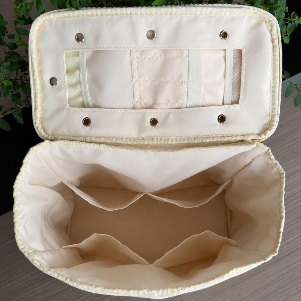 Multiple Pockets Sewing Tool Storage Bag 7 Yarn Holes Crochet Accessory Handbag  Birthday Gifts