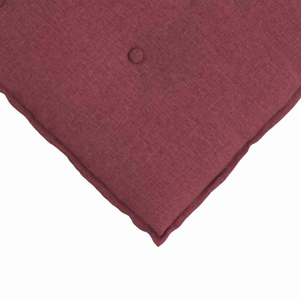 Back Cushion Burgundy Red 180 X 19 X 50 Cm Fabric