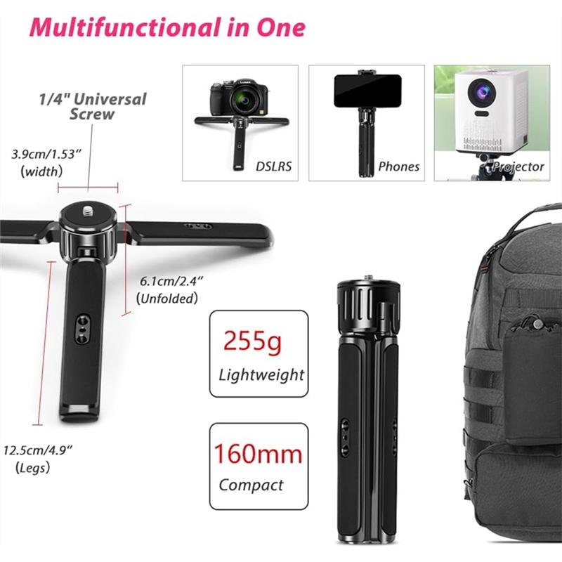 Duty Mini Tripod, Desktop Tabletop Stand Tripod For DJI Ronin S/SC/RS/RSC Series, Gimbal Handle Grip Stabilizer