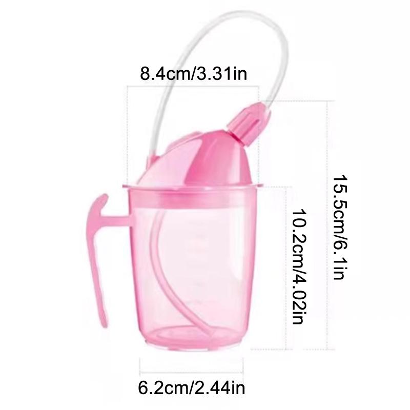 Kubek niekapka zapobiegający rozlewaniu dla pacjentów leżących i osób starszych – Kontrolowany przepływ zapobiegający zadławieniu